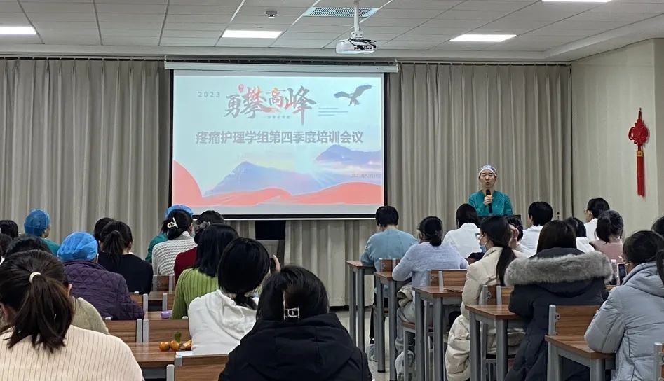 市中心医院疼痛护理学组举办第四季度培训会